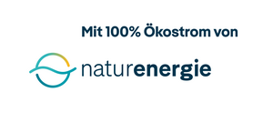 Trinler arbeitet mit 100% Ökostrom von naturenergie