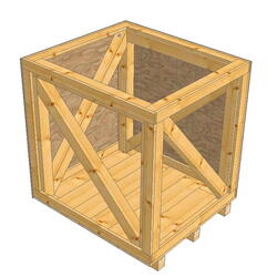 Kiste mit verstärkten Seiten